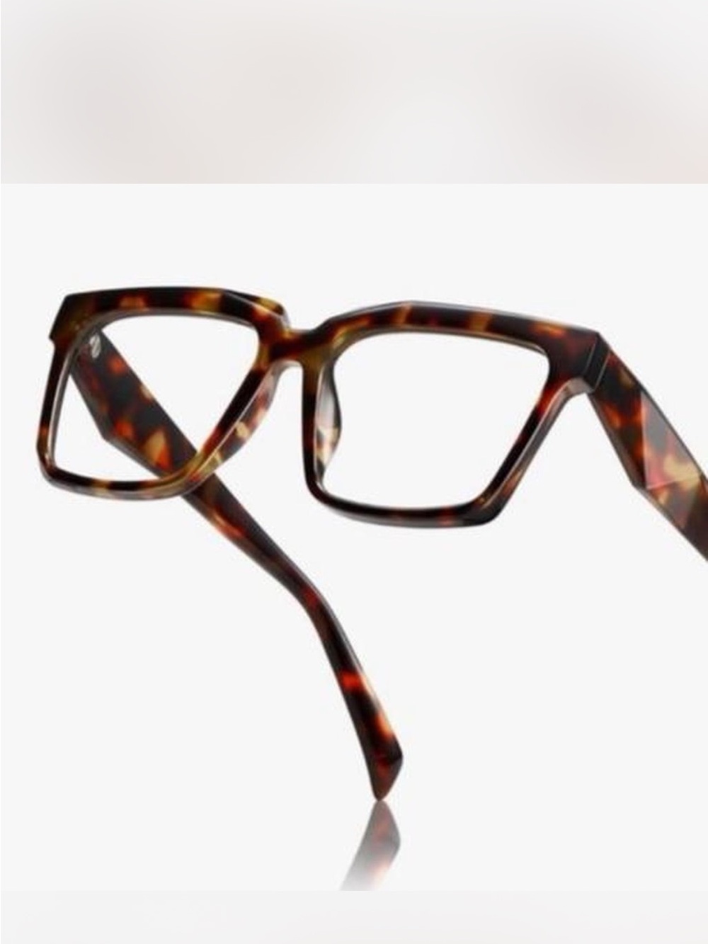 Tortoiseshell Square Frame Women's Eyewear